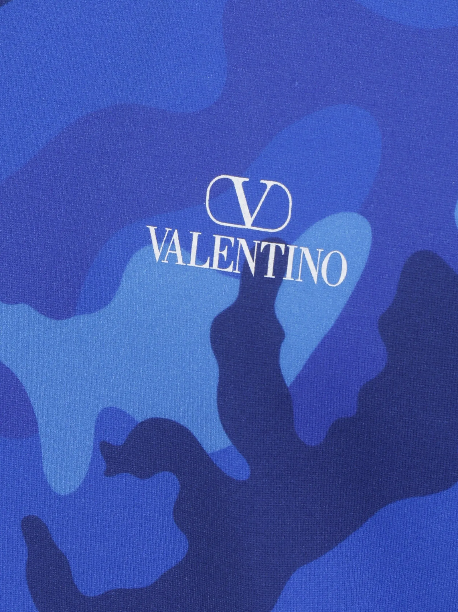 ValentinoCamouflage Printed Crewneck T-Shirt