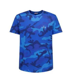 ValentinoCamouflage Printed Crewneck T-Shirt
