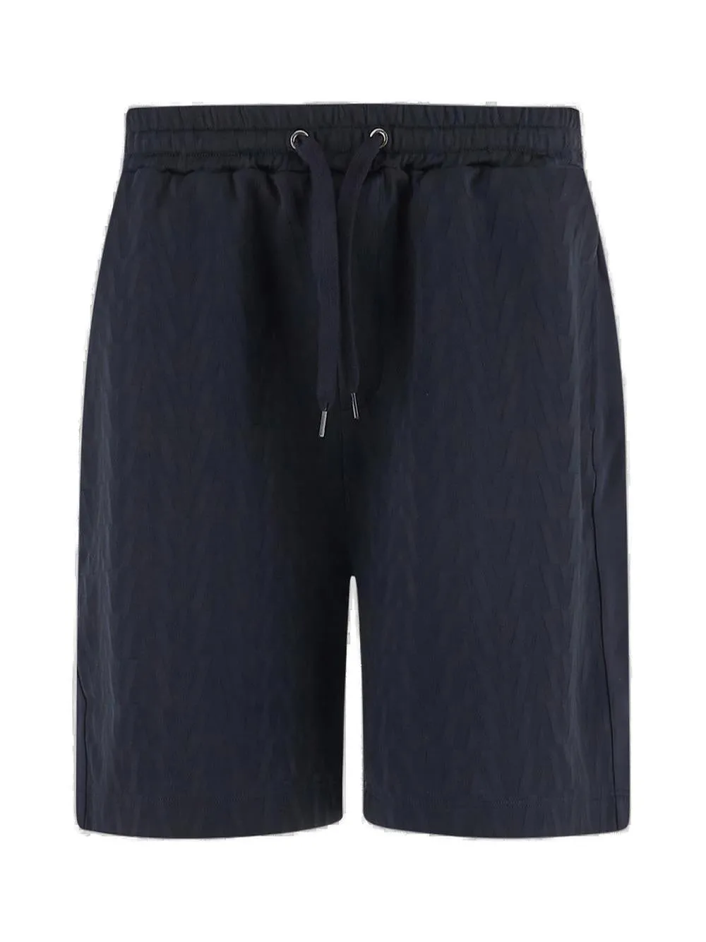 ValentinoMonogram Patterned Drawstring Jersey Track Shorts