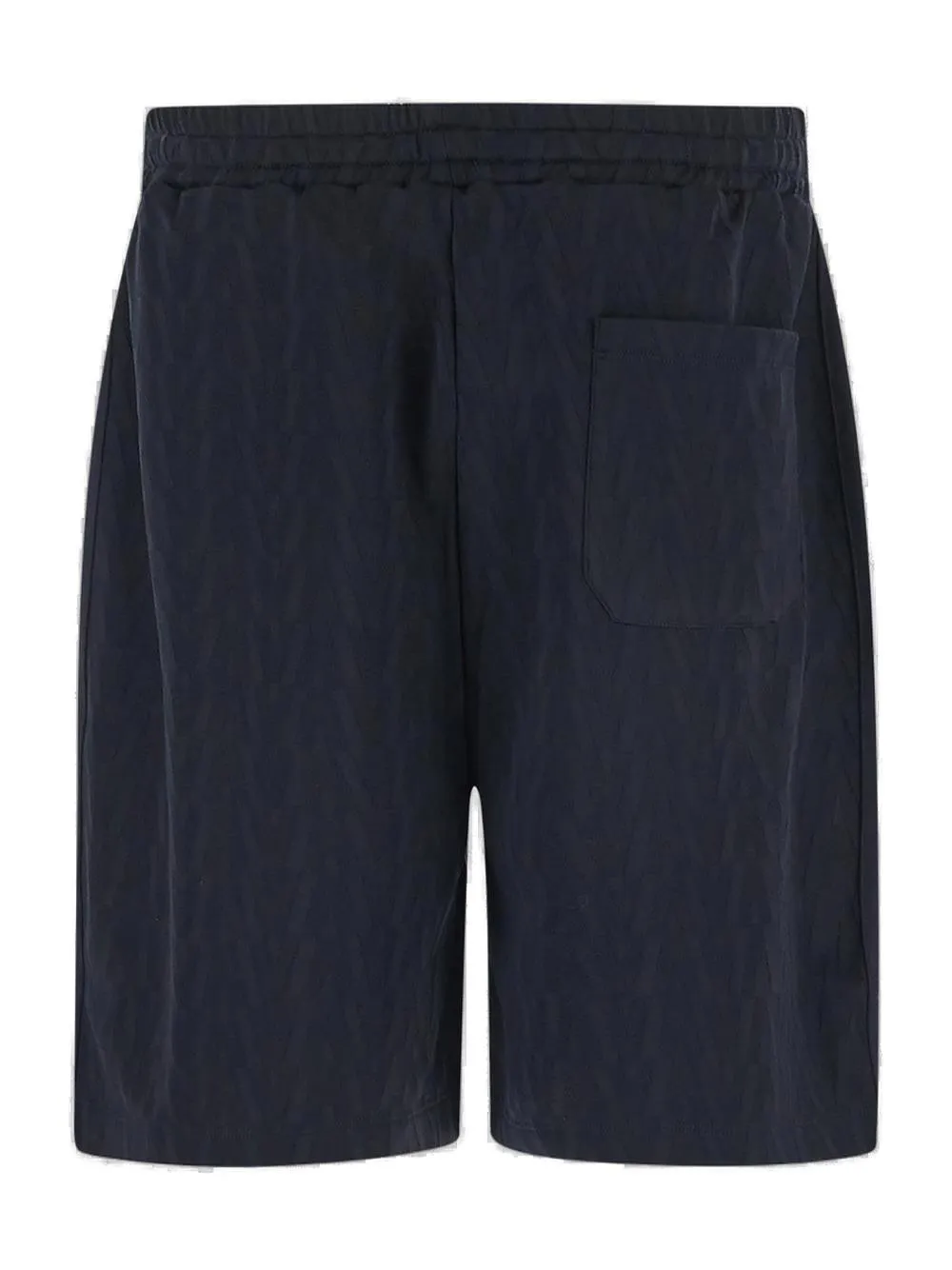 ValentinoMonogram Patterned Drawstring Jersey Track Shorts