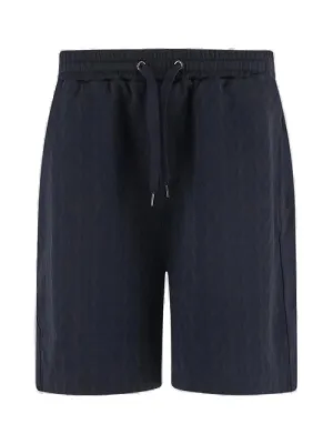ValentinoMonogram Patterned Drawstring Jersey Track Shorts
