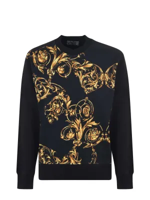 Versace Jeans Couture Baroque Printed Crewneck Sweatshirt