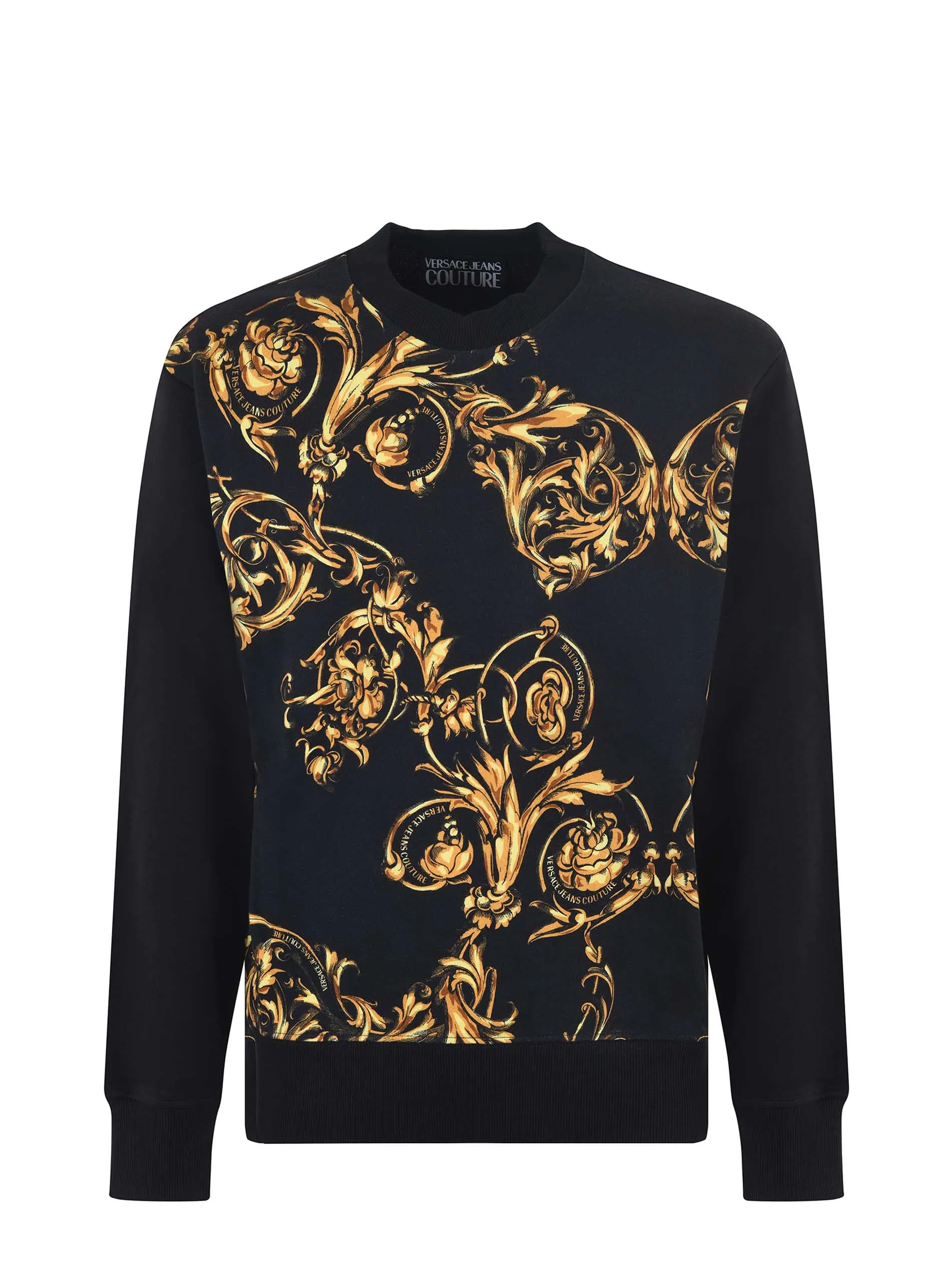 Versace Jeans Couture Baroque Printed Crewneck Sweatshirt