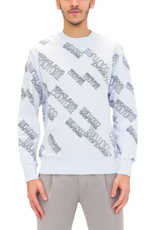 Versace Jeans Couture Intarsia Knitted Crewneck Jumper