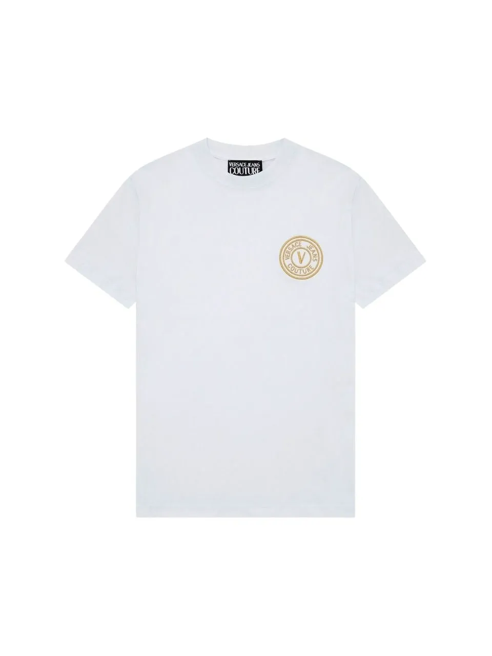 Versace Jeans Couture Logo Embroidered Crewneck T-Shirt