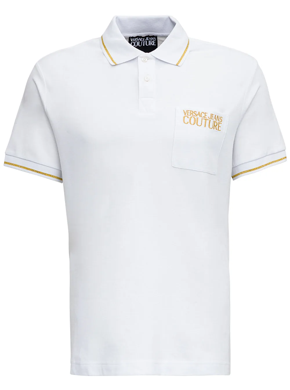 Versace Jeans Couture Logo Embroidered Polo Shirt