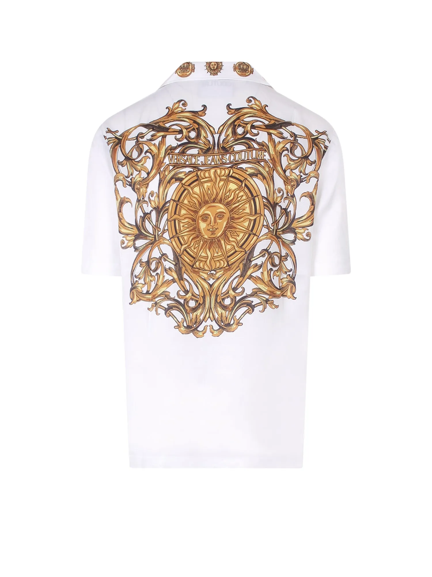 Versace Jeans Couture Medusa Printed Short-Sleeved Shirt
