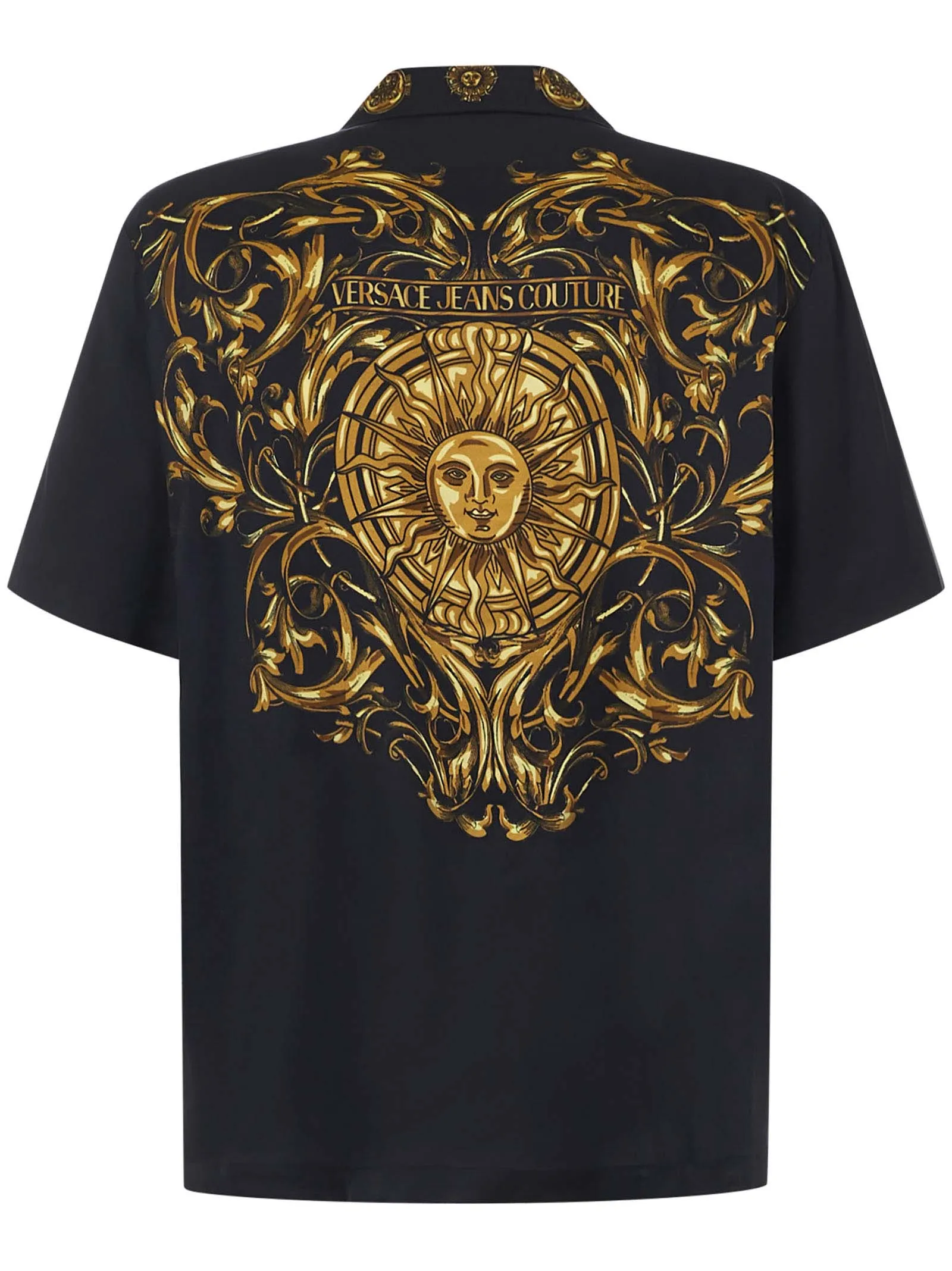 Versace Jeans Couture Medusa Printed Short-Sleeved Shirt