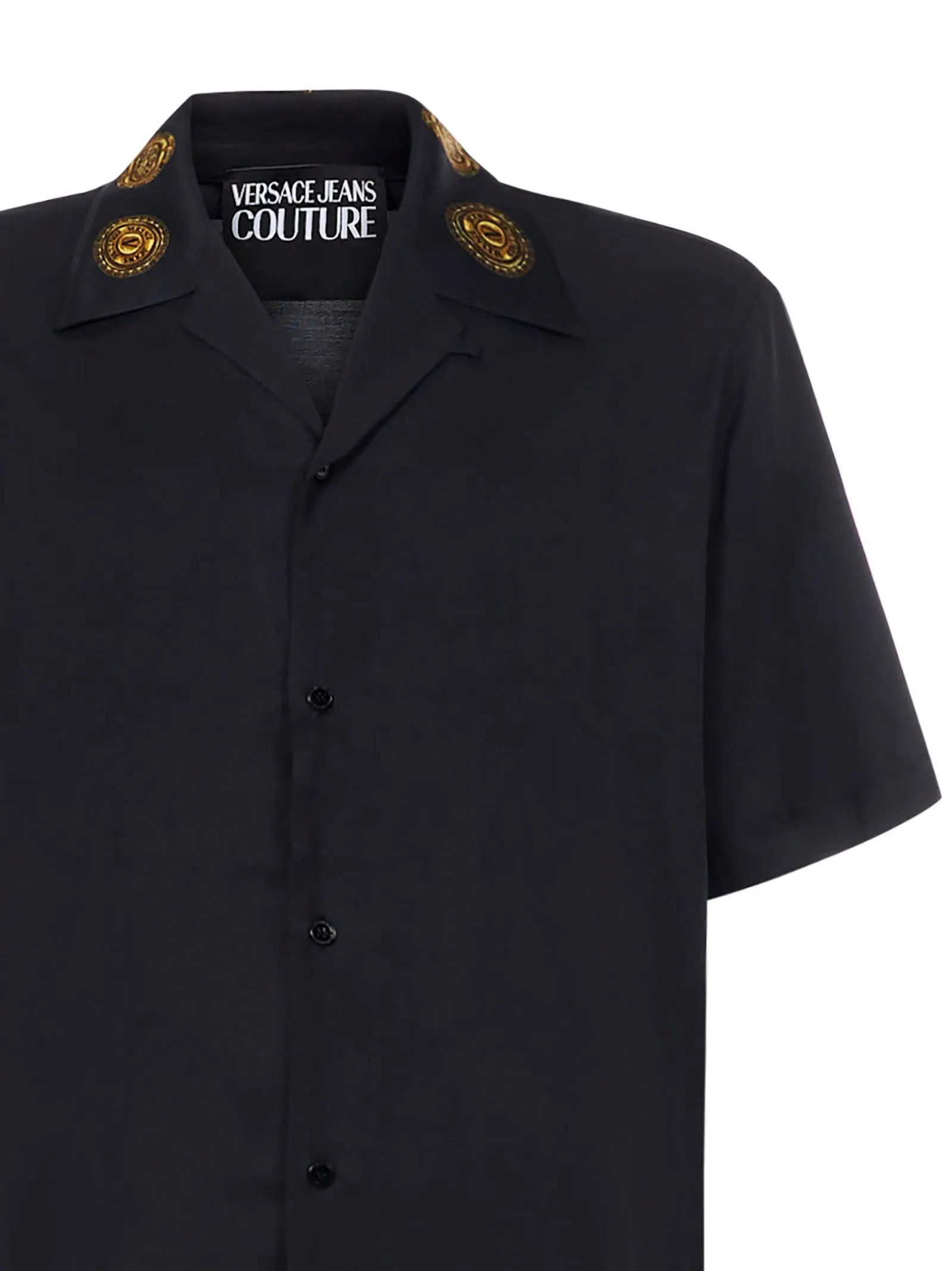 Versace Jeans Couture Medusa Printed Short-Sleeved Shirt