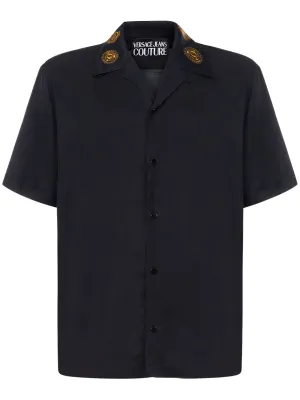 Versace Jeans Couture Medusa Printed Short-Sleeved Shirt