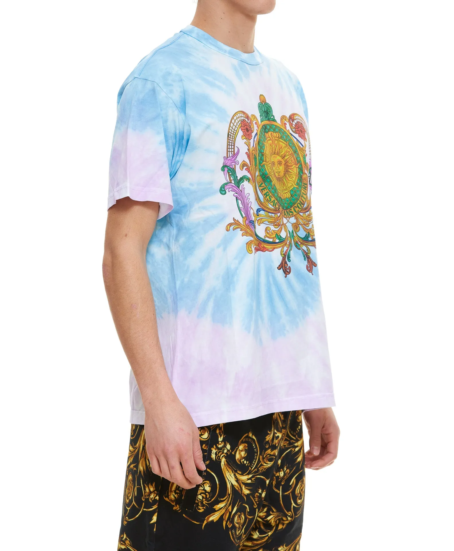 Versace Jeans Couture Tie-Dye Crewneck T-Shirt