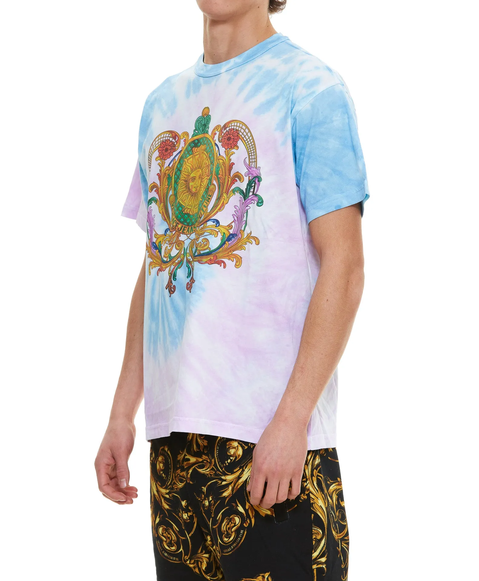Versace Jeans Couture Tie-Dye Crewneck T-Shirt