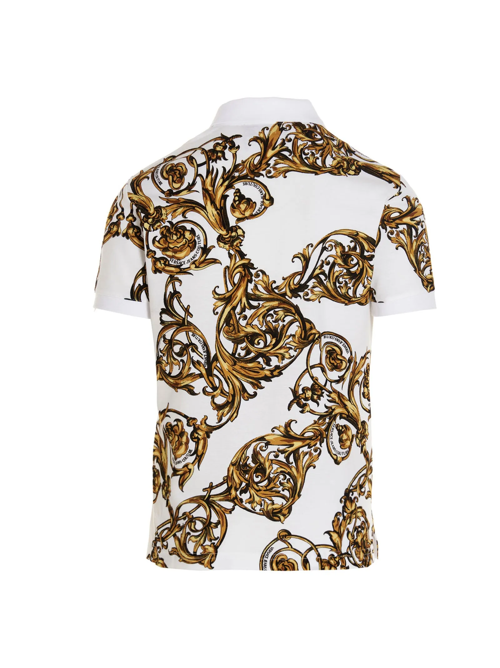 Versace Jeans CoutureBaroque Print Polo Shirt