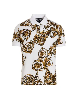 Versace Jeans CoutureBaroque Print Polo Shirt