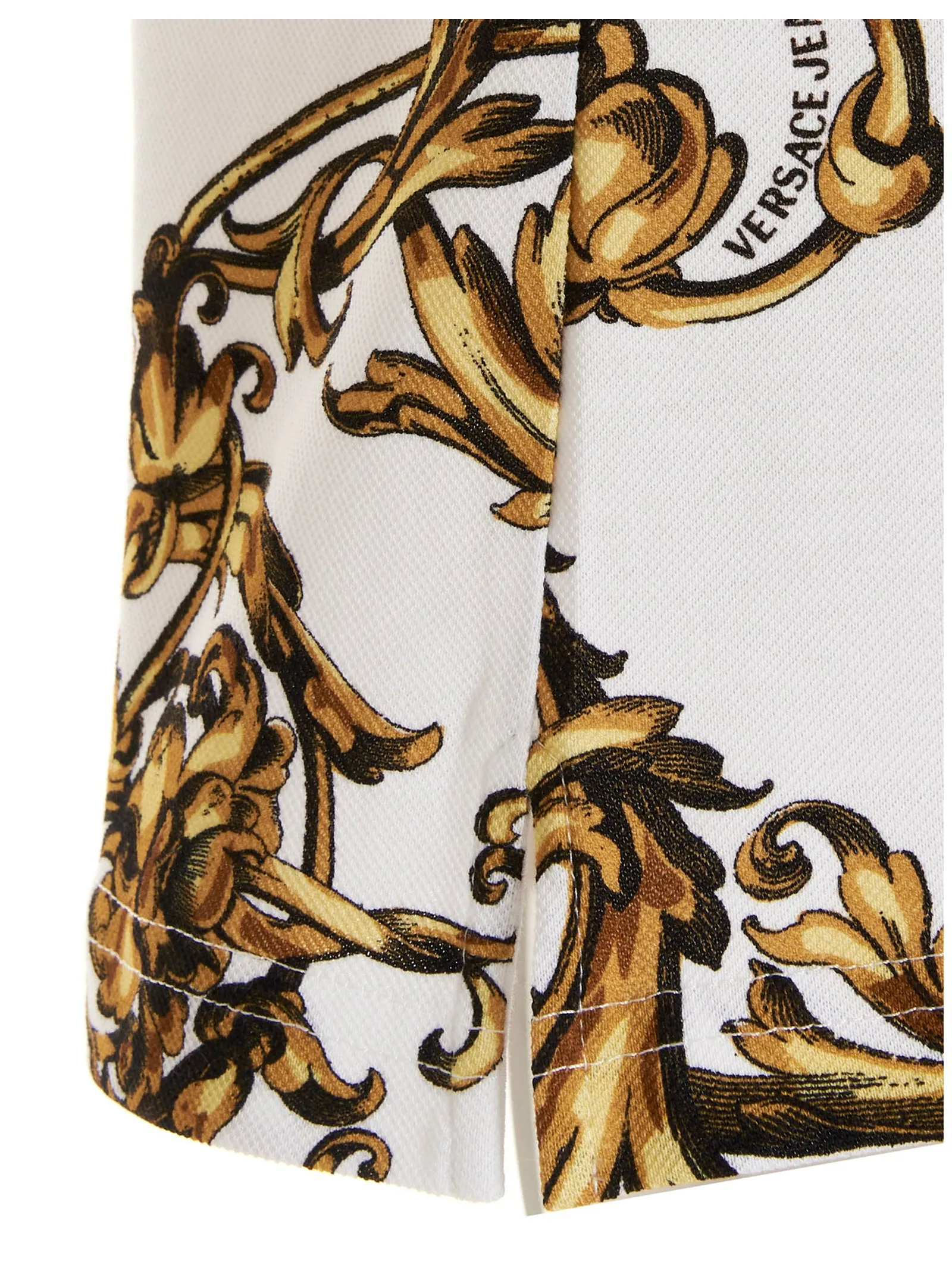 Versace Jeans CoutureBaroque Print Polo Shirt