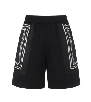 Versace La Greca Logo Printed Shorts