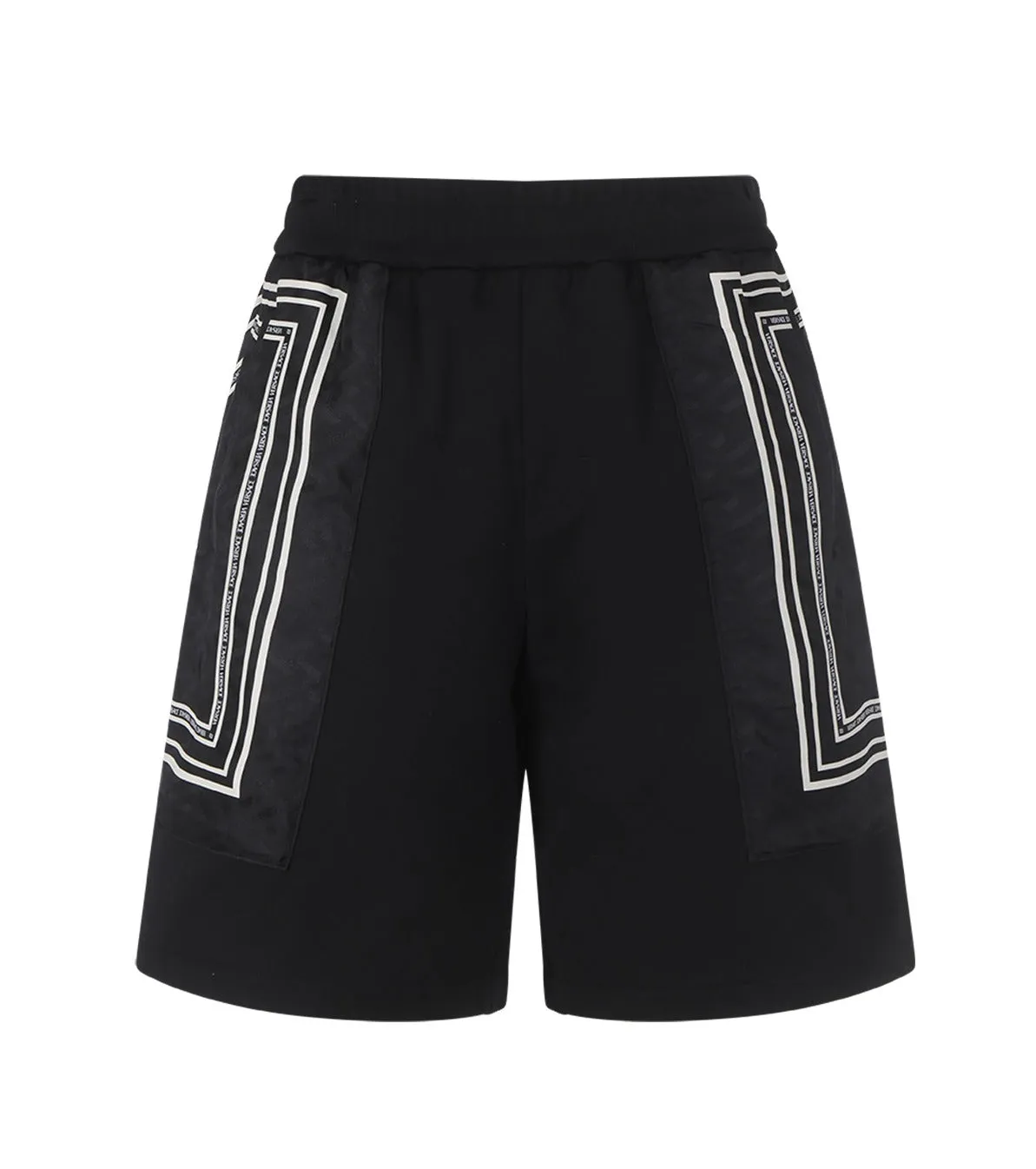 Versace La Greca Logo Printed Shorts