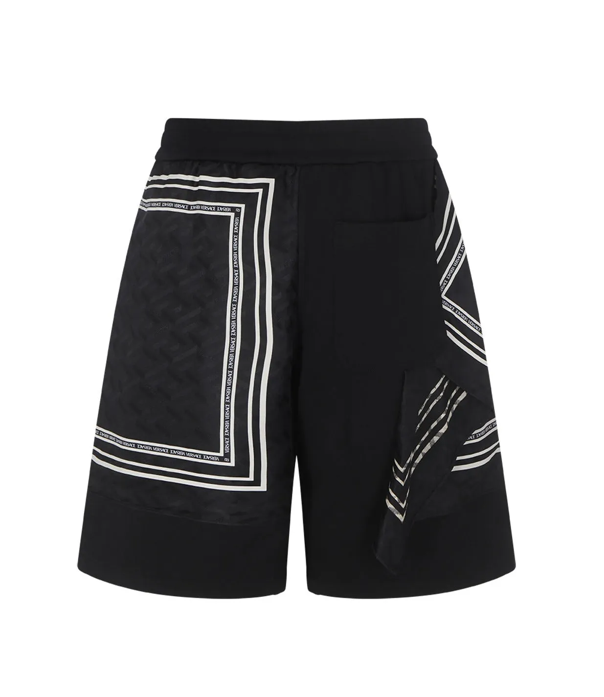 Versace La Greca Logo Printed Shorts