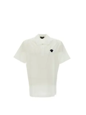 Versace Medusa Embroidered Polo Shirt
