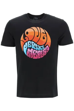 Versace Medusa Logo Printed Crewneck T-Shirt