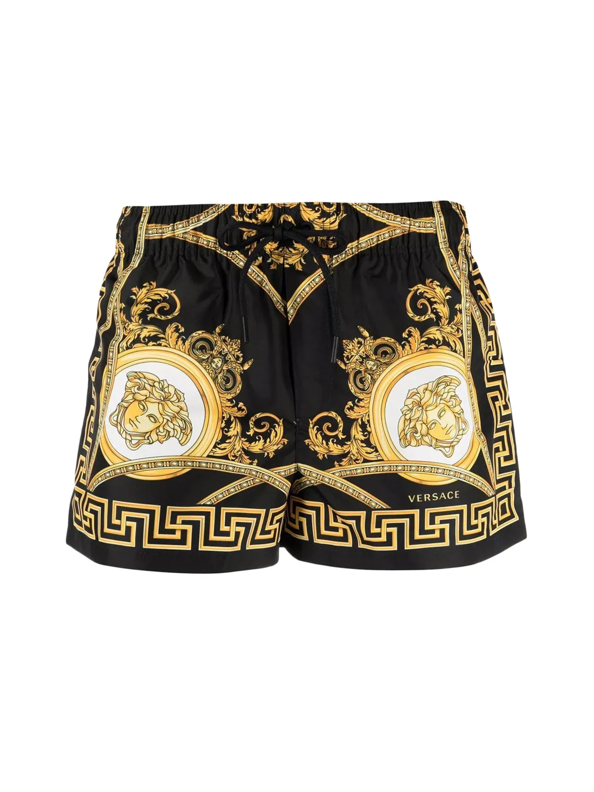 Versace Printed Drawstring Swim Shorts