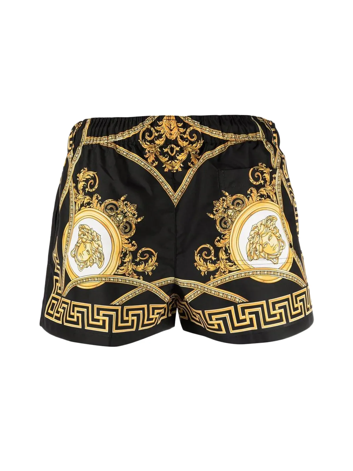 Versace Printed Drawstring Swim Shorts
