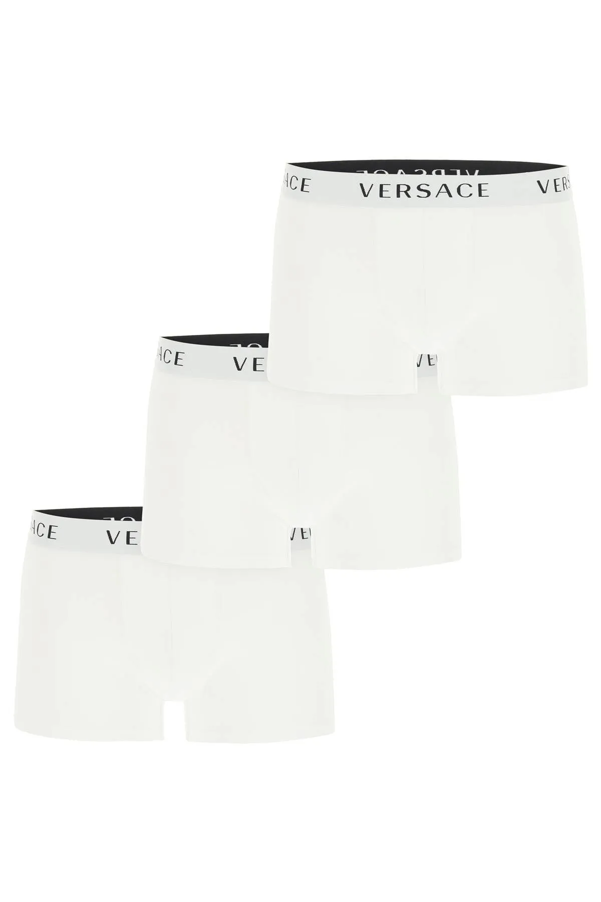 Versace Three-Pack Logo Band Boxer Briefs