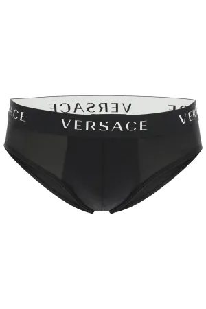 Versace Tri Pack Logo Band Briefs