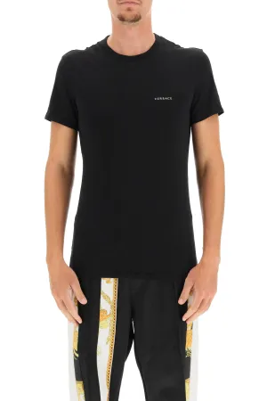 Versace Two Pack Logo Print T-Shirt