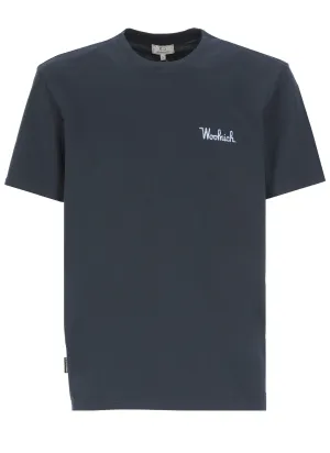 Woolrich Graphic Printed Crewneck T-Shirt