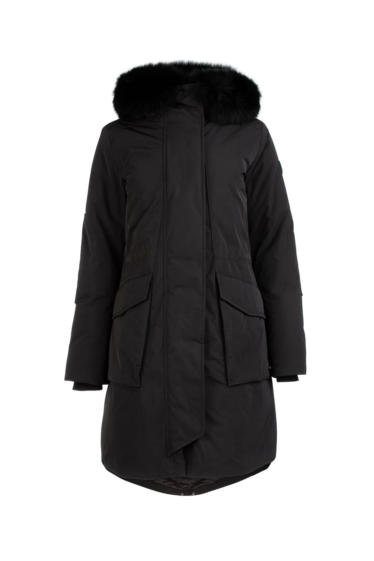 Woolrich Hooded Military Parka Coat