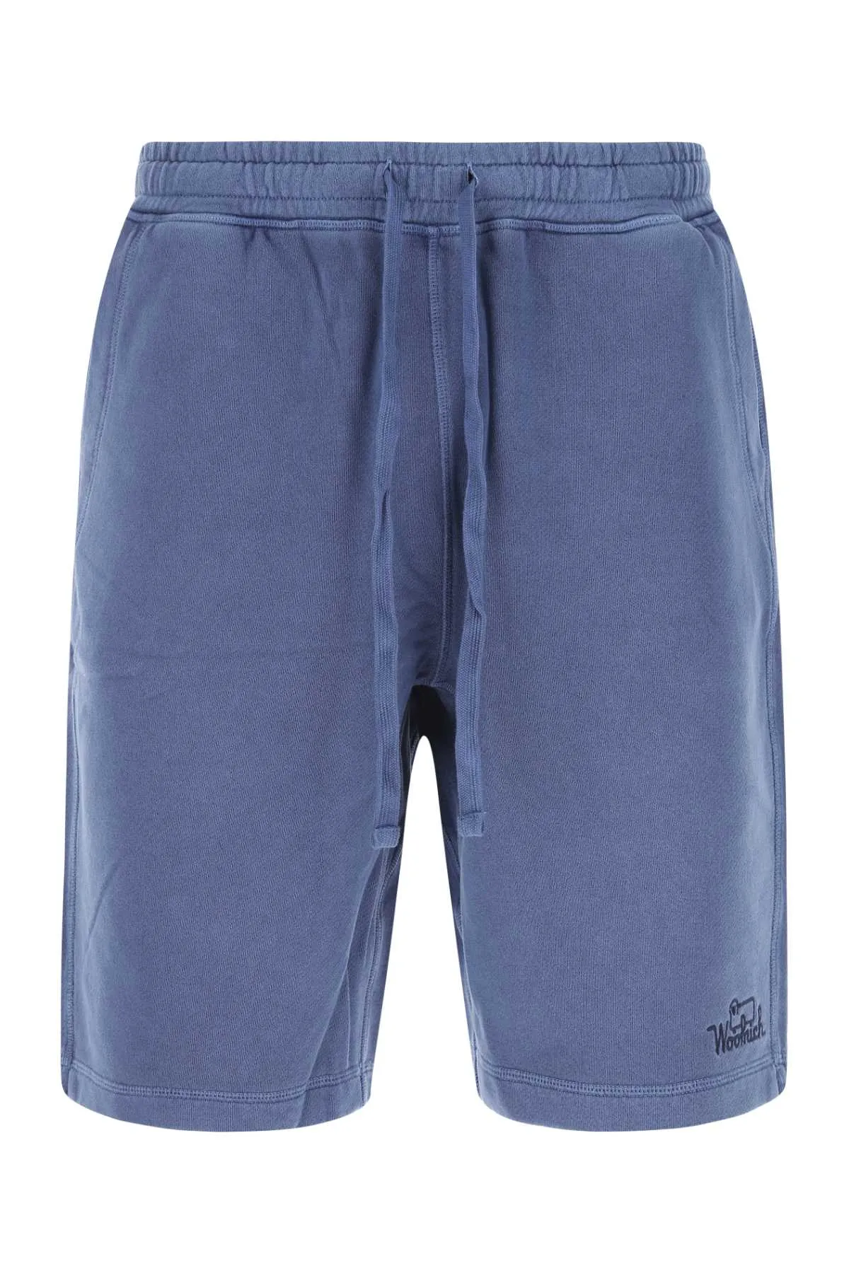 Woolrich Logo Embroidered Straight-Leg Shorts