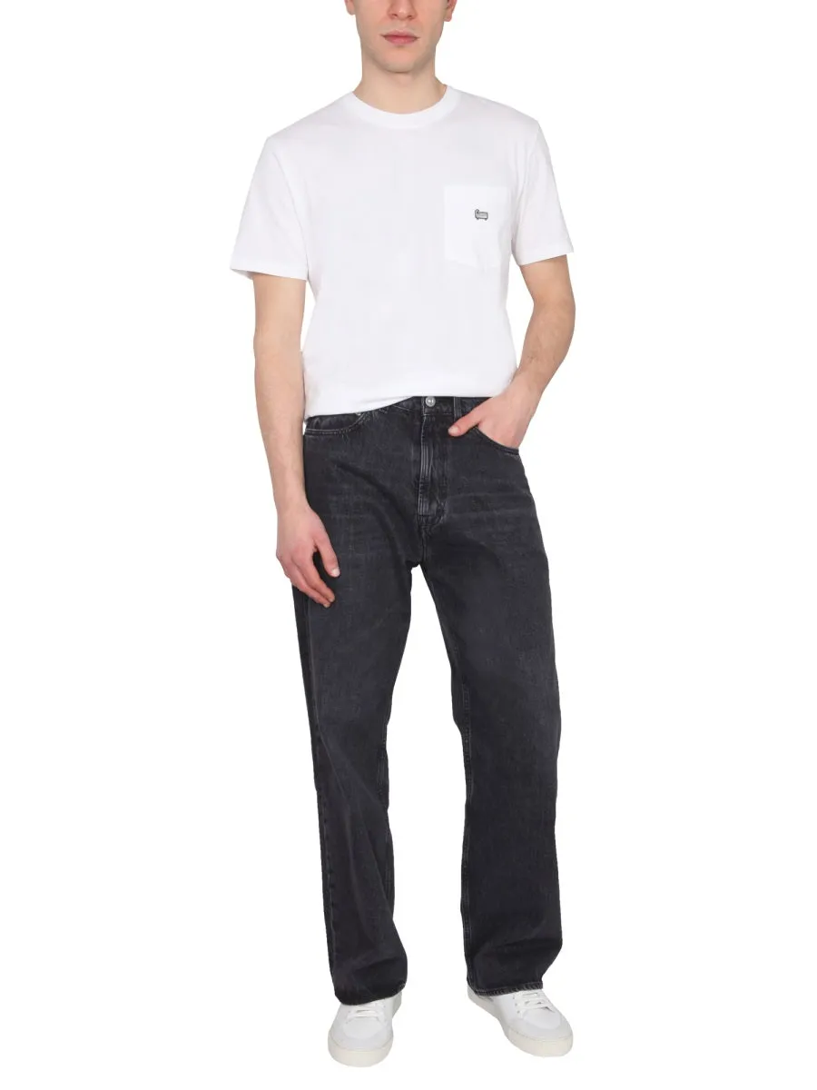 Woolrich Logo Patch Pocket T-Shirt
