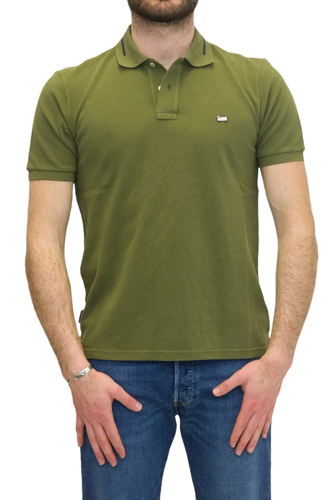 Woolrich Logo Plaque Polo Shirt