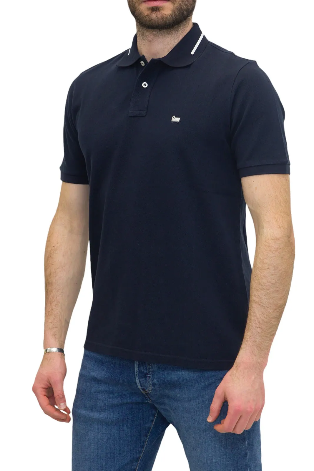Woolrich Logo Plaque Polo Shirt