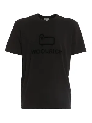 Woolrich Logo Printed Crewneck T-Shirt