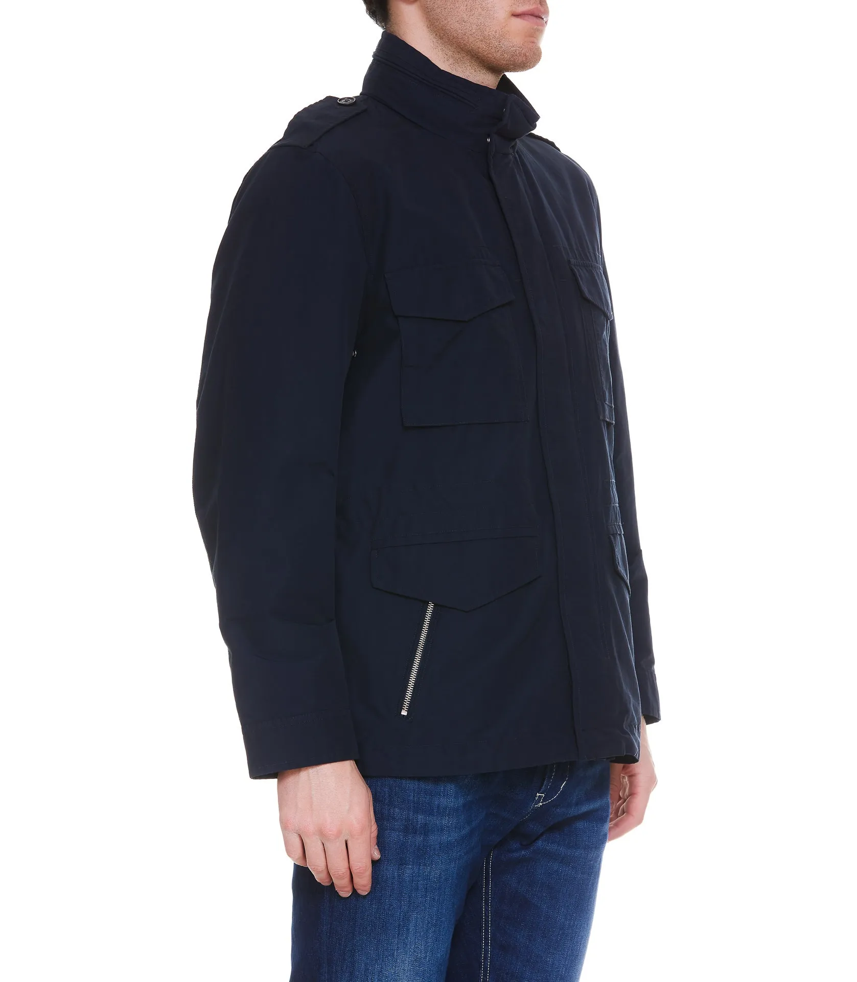 Woolrich Multi-Pocket Zip-Up Jacket