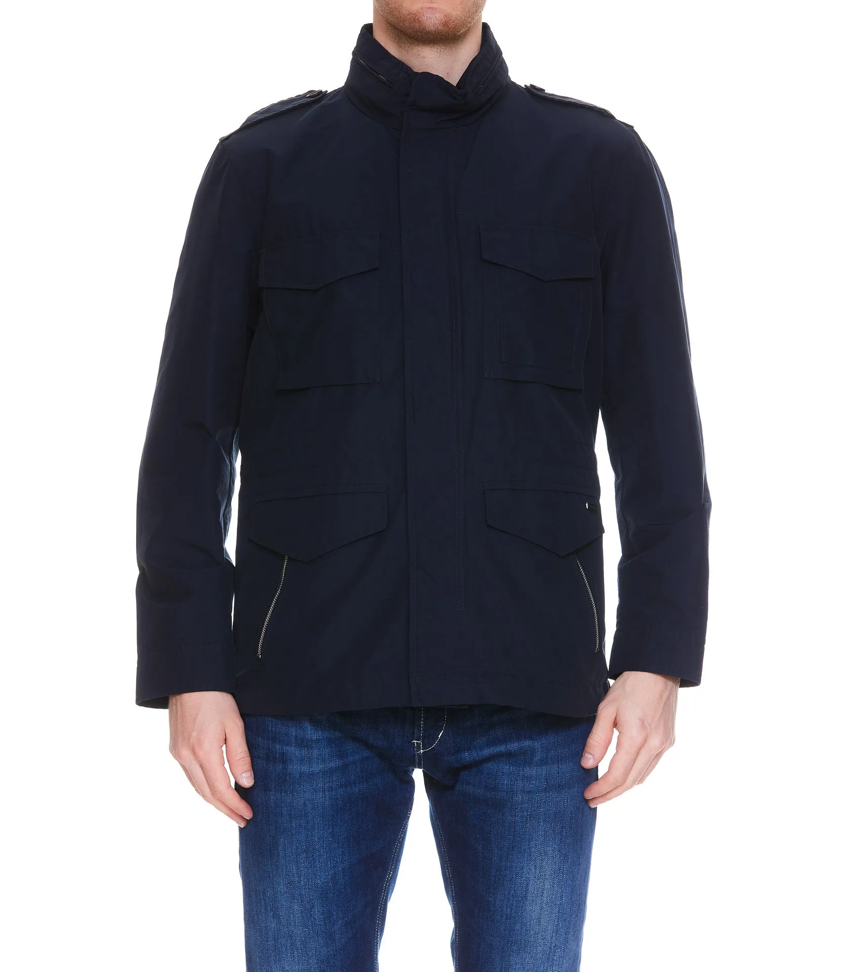 Woolrich Multi-Pocket Zip-Up Jacket