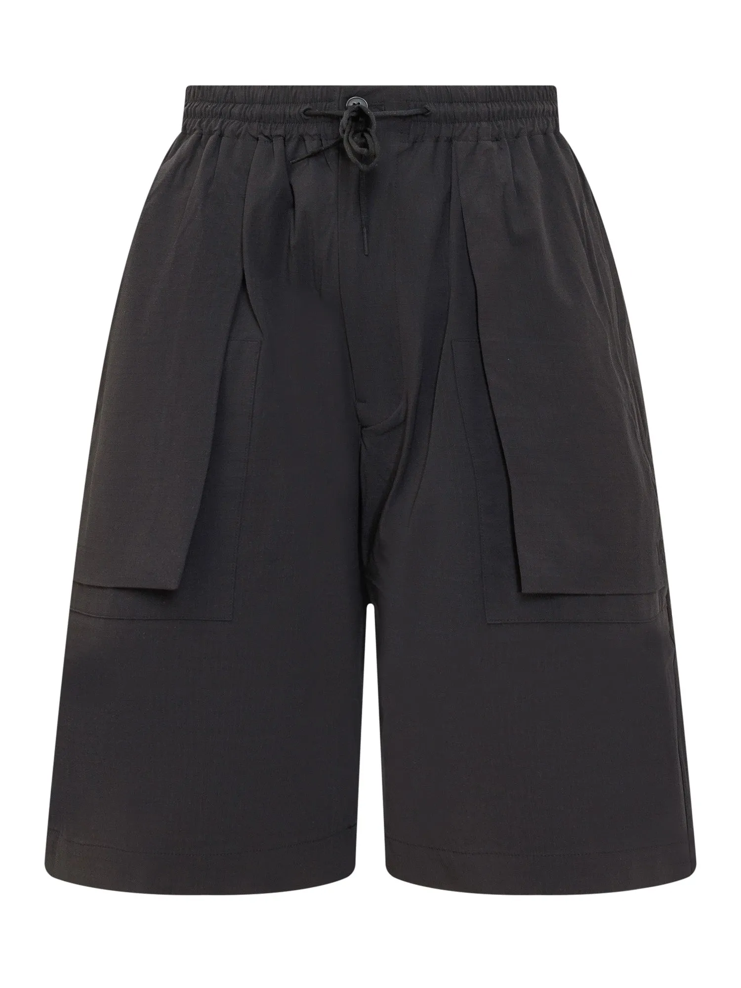 Y-3 Zip Detailed Drawstring Shorts