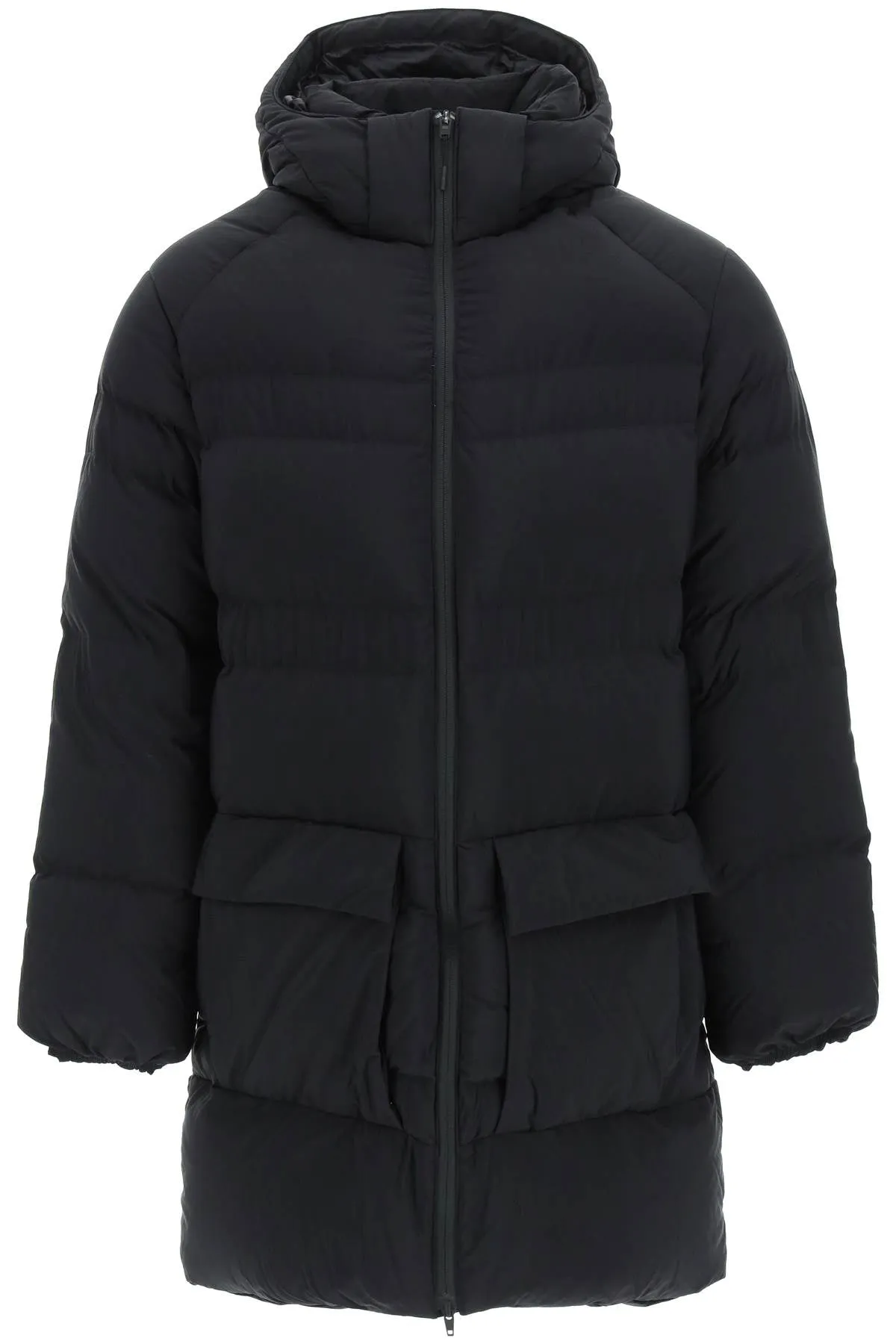 Y-3 Zip-Up Hooded Down Coat