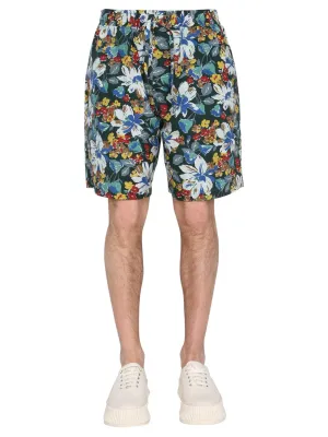 YMC Floral Print Shorts