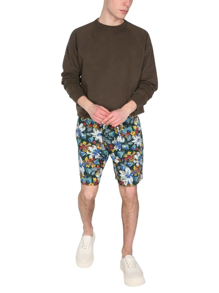 YMC Floral Print Shorts