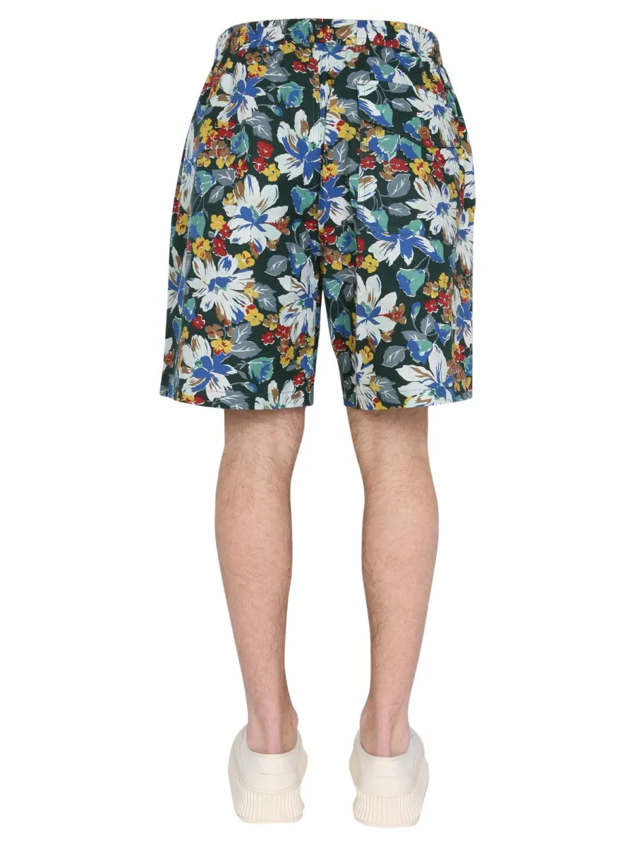 YMC Floral Print Shorts