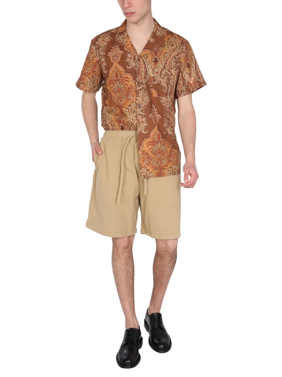 YMC Paisley Jacquard Shorts