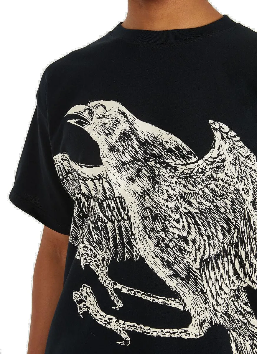 Yohji Yamamoto Printed Crewneck T-Shirt