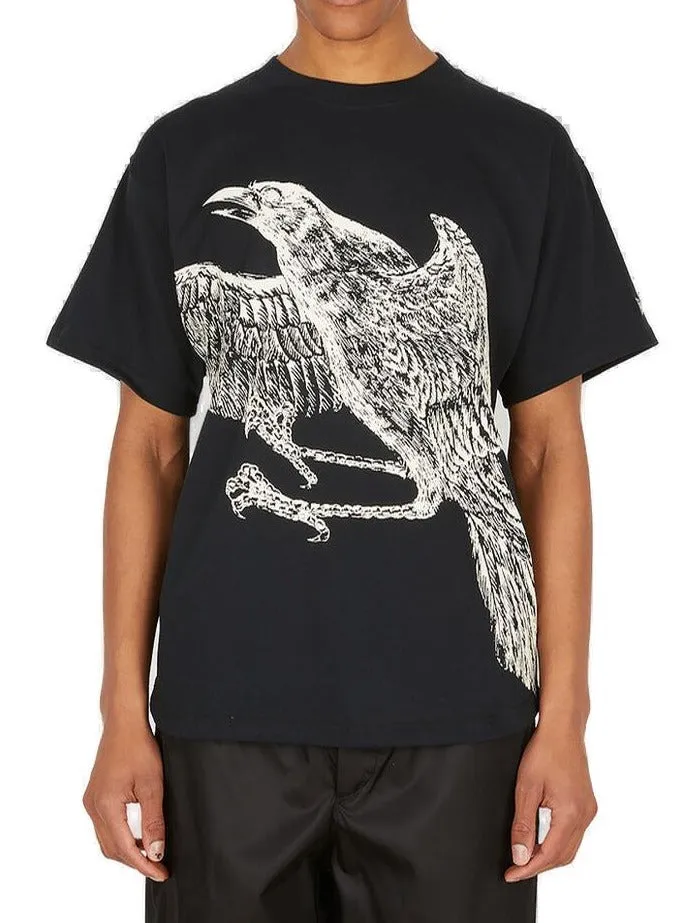 Yohji Yamamoto Printed Crewneck T-Shirt