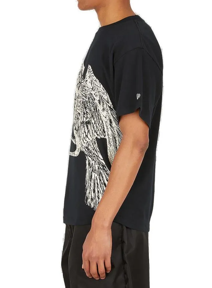 Yohji Yamamoto Printed Crewneck T-Shirt