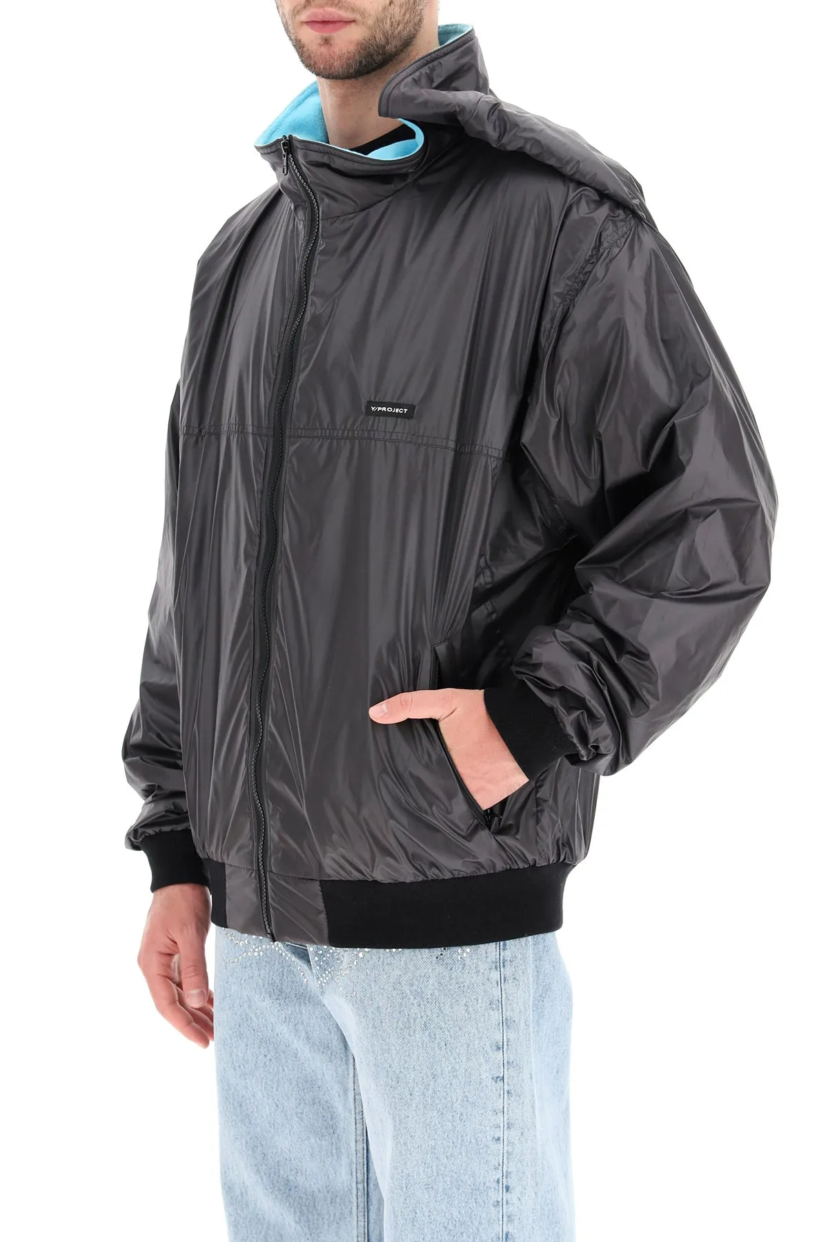 Y/Project Logo Patch WIndbreaker Jacket
