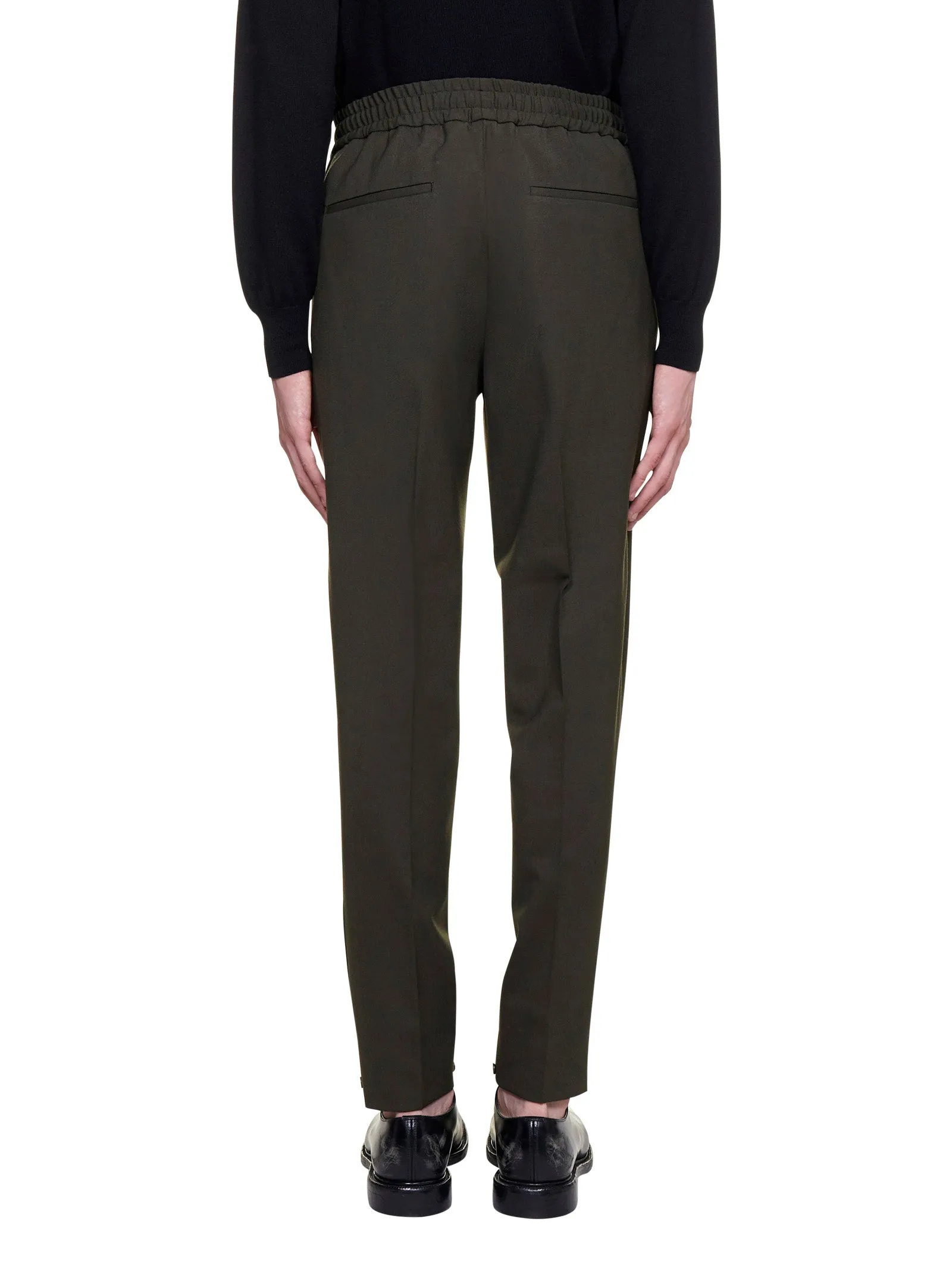 Z Zegna Elasticated-Waist Tapered Pants