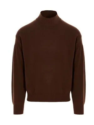 Z Zegna Funnel Neck Knitted Jumper